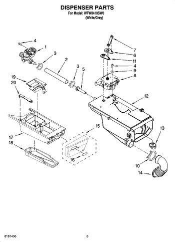 Diagram for WFW8410SW0