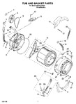 Diagram for 06 - Tub And Basket Parts, Optional Parts (not Included)