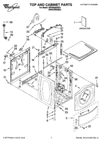 Diagram for WFW8500SR01