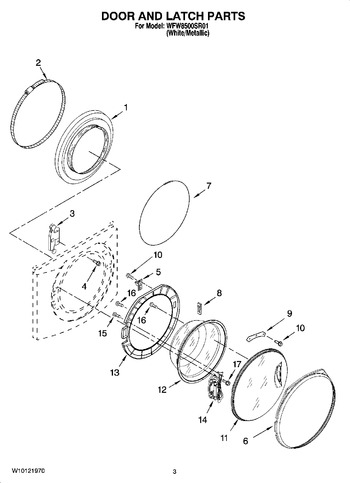 Diagram for WFW8500SR01