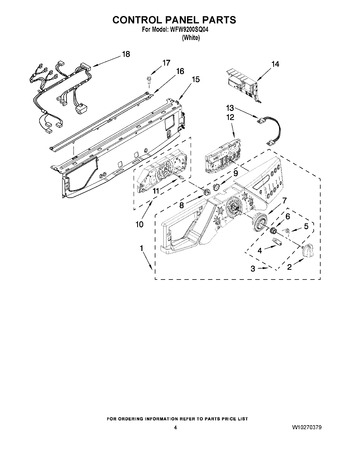 Diagram for WFW9200SQ04