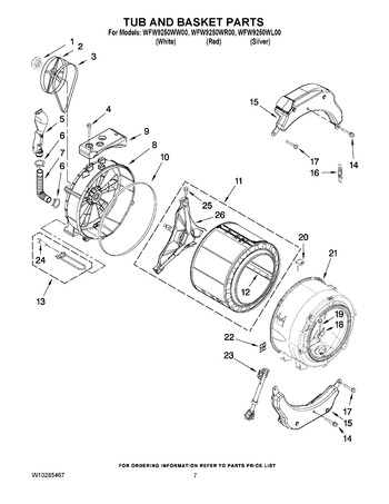 Diagram for WFW9250WW00