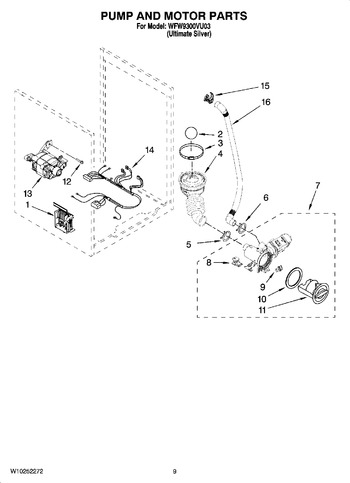 Diagram for WFW9300VU03