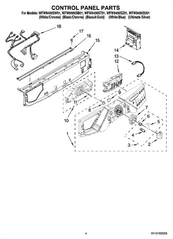 Diagram for WFW9400SB01