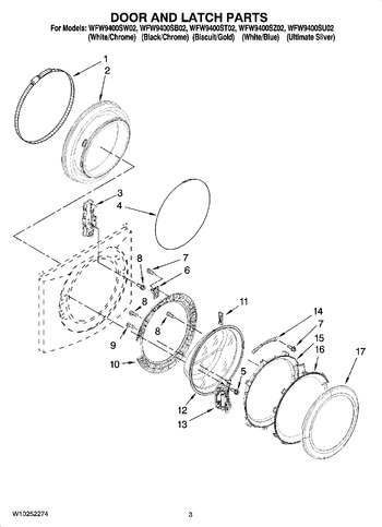 Diagram for WFW9400SB02