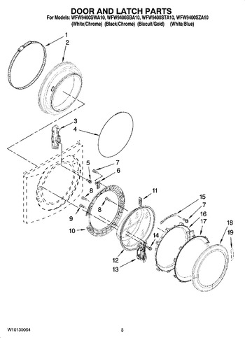 Diagram for WFW9400SWA10