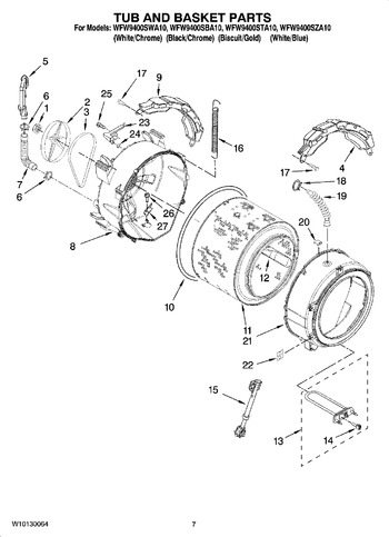 Diagram for WFW9400SWA10