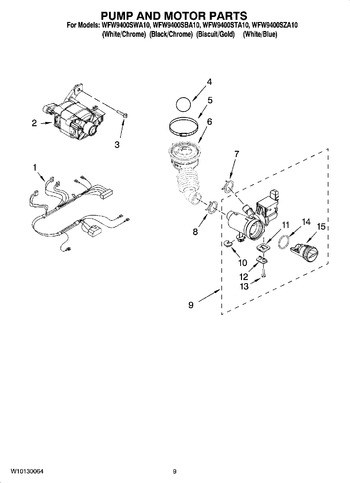 Diagram for WFW9400SWA10