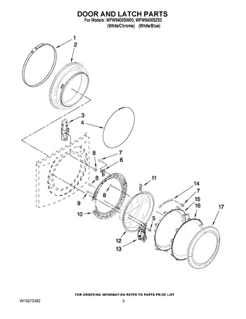 Diagram for WFW9400SZ03