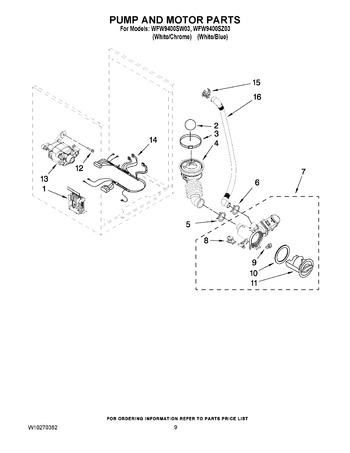 Diagram for WFW9400SZ03