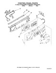 Diagram for 03 - Control Panel Parts