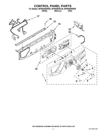 Diagram for WFW9450WL00