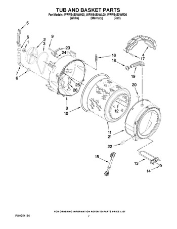 Diagram for WFW9450WL00