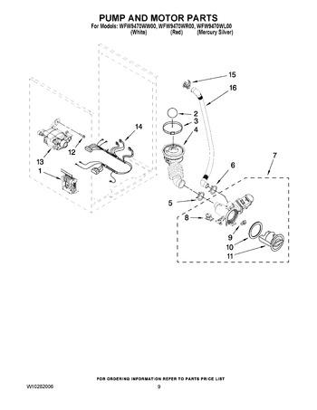 Diagram for WFW9470WW00