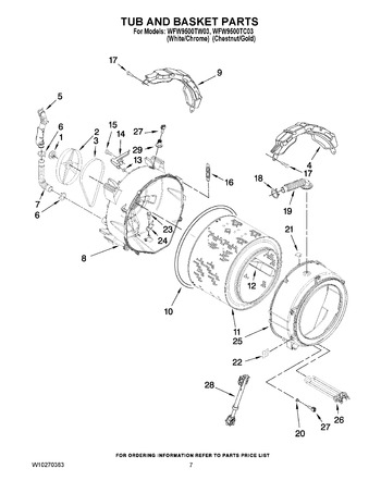 Diagram for WFW9500TC03