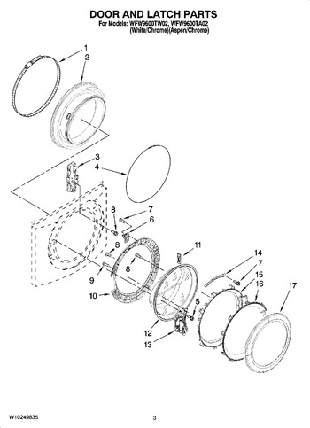 Diagram for WFW9600TA02