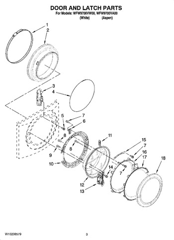 Diagram for WFW9700VA00