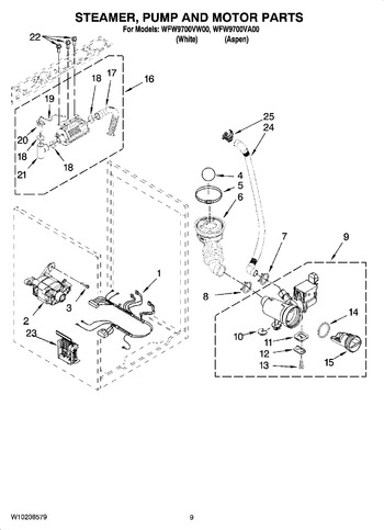 Diagram for WFW9700VW00