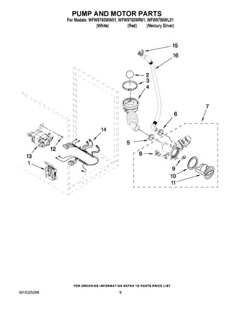 Diagram for WFW9750WW01