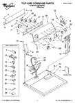 Diagram for 01 - Top And Console Parts