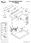 Diagram for 01 - Top And Console Parts