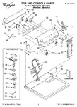 Diagram for 01 - Top And Console Parts