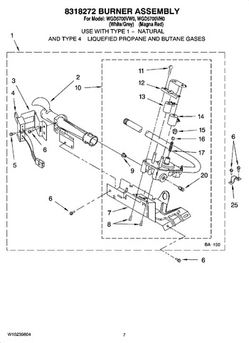 Diagram for WGD5700VH0