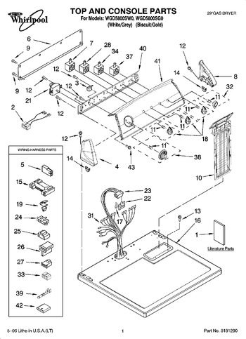 Diagram for WGD5800SW0