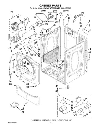 Diagram for WGD9250WW0