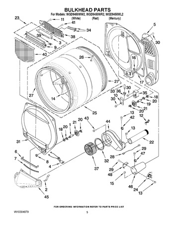 Diagram for WGD9450WR2