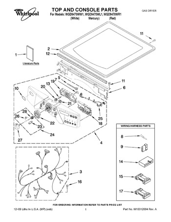 Diagram for WGD9470WL1