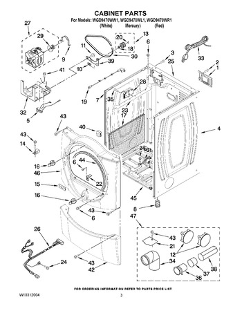 Diagram for WGD9470WL1