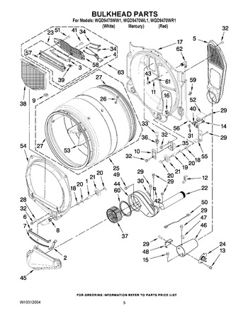 Diagram for WGD9470WR1