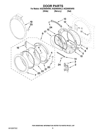 Diagram for WGD9550WL0