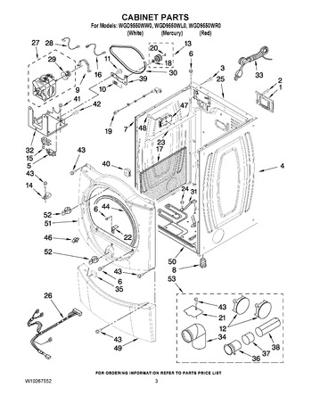 Diagram for WGD9550WL0