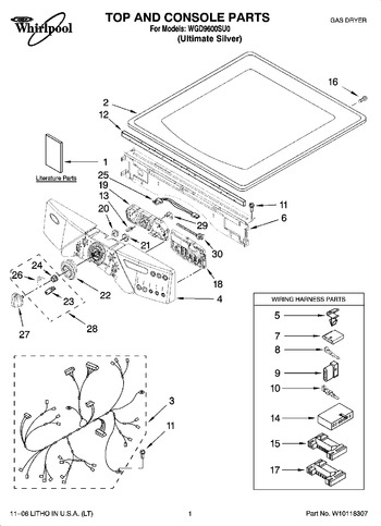 Diagram for WGD9600SU0