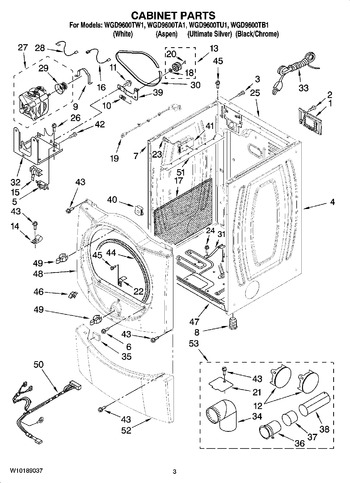 Diagram for WGD9600TB1