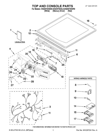 Diagram for WGD9750WL0