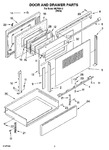 Diagram for 03 - Door And Drawer Parts