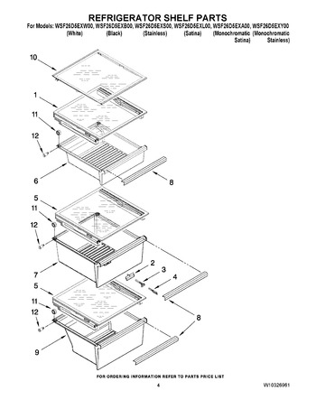 Diagram for WSF26D5EXY00