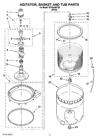 Diagram for WTW5400TQ0