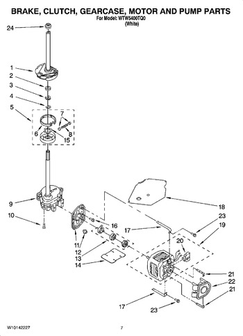 Diagram for WTW5400TQ0