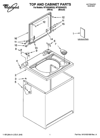 Diagram for WTW5500ST2