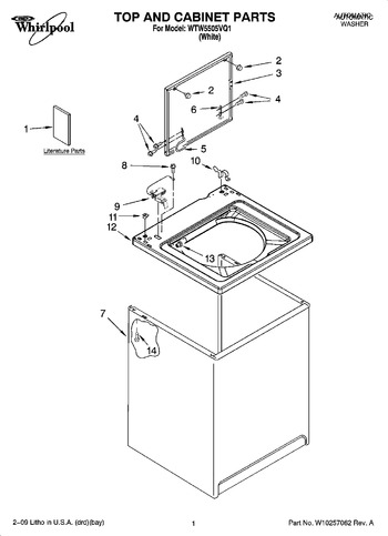 Diagram for WTW5505VQ1