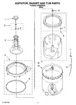 Diagram for 03 - Agitator, Basket And Tub Parts