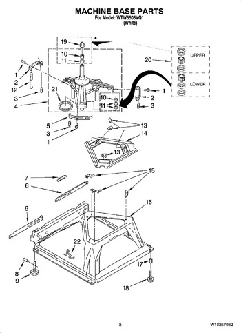 Diagram for WTW5505VQ1