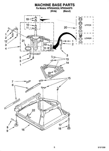 Diagram for WTW5540SQ0