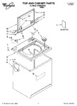 Diagram for 01 - Top And Cabinet Parts