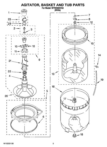 Diagram for WTW5600VQ0