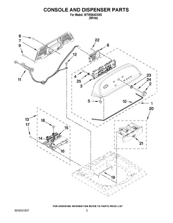 Diagram for WTW5640XW0